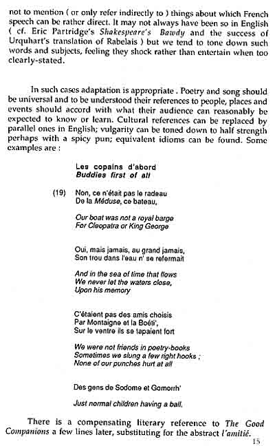 Traduire Georges Brassens - p15